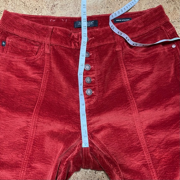 Judy Blue A Walk With You Buttonfly Ankle Straight Corduroy Pant NWOT Sz 16W - Picture 11 of 13